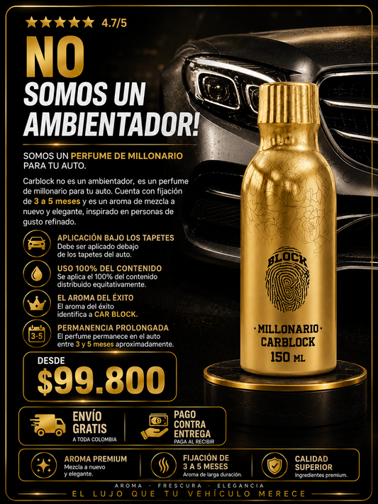 Perfume Vehicular Premium: CARBLOCK