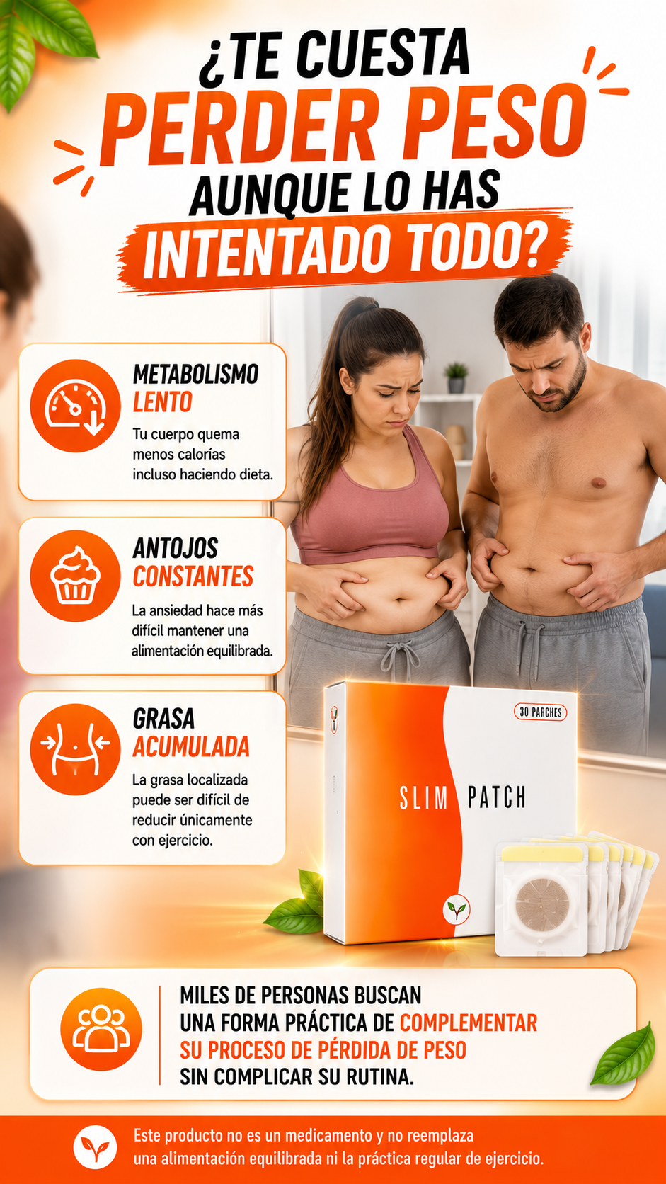 PROMO 2x1 Caja de Slim Patch: 60 Parches Adelgazantes
