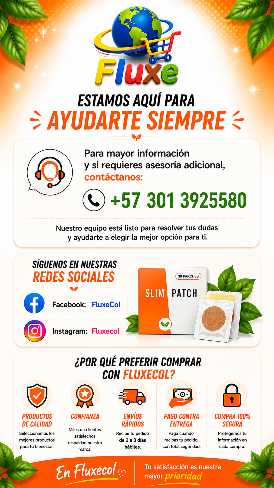 PROMO 2x1 Caja de Slim Patch: 60 Parches Adelgazantes