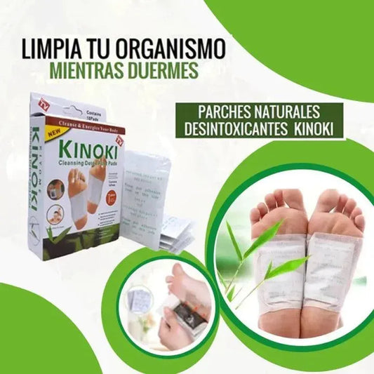 Caja De Kinoki x10 Parches - Desintoxica Mientras Duermes